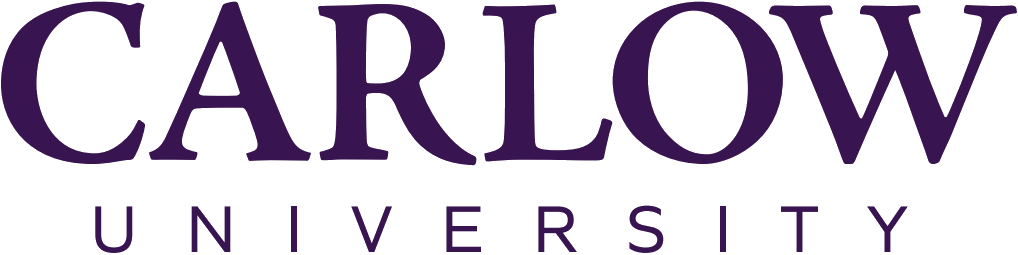 Carlow University text logo with 'CARLOW' in large font and 'UNIVERSITY' below in smaller letters.